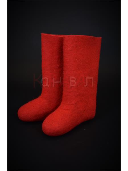 Валенки красные